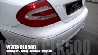 MEC Design Mercedes W209 CLK500 Exhaust - Sound Version Earthquake