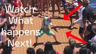 Kid on Cruise Ship Dance Off   KILLS IT! ft. on Ellen DeGeneres