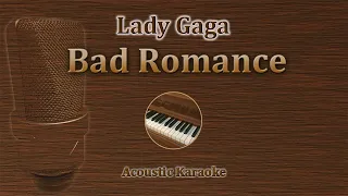 Bad Romance - Lady Gaga (Acoustic Karaoke)