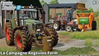 Covering Silo With Tires, Spreading Manure, Selling Cows│La Campagne Angevine│FS 22│Timelapse#3