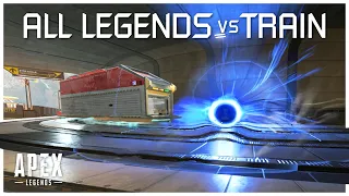 All NEW LEGENDS vs TRAIN tested - Apex Legends Season 9