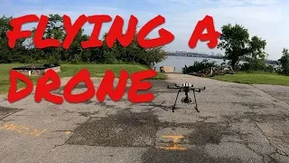 FLYING A $8,500.00 DRONE OVER THE WATER IN BALTIMORE CITY, MARYLAND USA