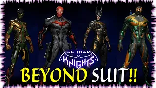 BEYOND Suit Customization Showcase For All 4 Characters!! GOTHAM KNIGHTS Blueprints