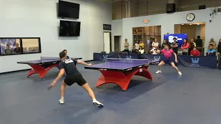 Westchester Table Tennis Center Open Singles Finals May 2024 Enzo Angles vs Yiren Wu.