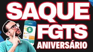 COMO SACAR TODO FGTS? SENDO DO SAQUE ANIVERSÁRIO DO FGTS? SAQUE DO FGTS LIBERADO PELO APLICATIVO