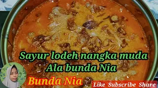 resep sayur lodeh nangka muda yang enak pedas gurih semua bakal ketagihan ala Bunda Nia