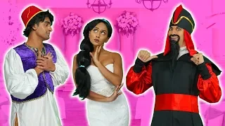 SHOULD JASMINE MARRY ALADDIN or JAFAR? (After a Spell, Which Disney Princess will Save Her?) 2019