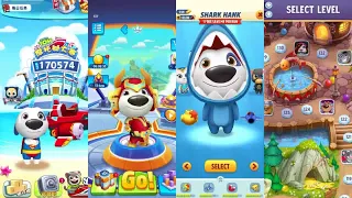 Talking Tom Hero Dash vs Talking Tom Gold Run vs Talking Tom Jetski 3 vs Talking Tom Bobble Shooter