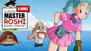 Classic Master Roshi being a perv for 6 minutes straight