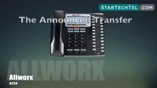 How To Transfer A Call On The Allworx 9224 Phone