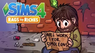 Homeless | Sims 4 Rags to Riches Ep.1 "The Sims 4 Lets Play"