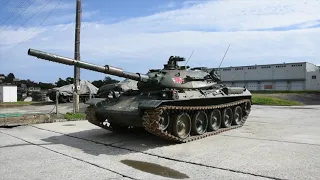 Attitude control of JGSDF Type 74 Main Battle Tank in 2020