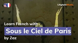 Zaz - Sous le Ciel de Paris (Lyrics / Paroles English & French)