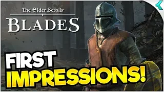 THE ELDER SCROLLS BLADES | A Beautiful Mess | FIRST IMPRESSIONS!