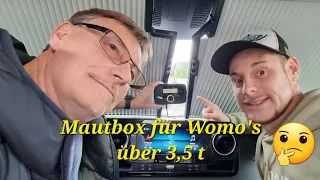 Maut über 3,5 t 🚐  Selten o. nicht mehr an Mautstationen warten?🤔Die Mautbox für Wohnmobil über 3,5t