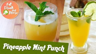 Pineapple Mint Punch - Refreshing Mocktail Recipe | Chef Girish | Flavors of South India