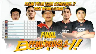 FINAL FFML DEVISI 2 ABIS GANAS LANGSUNG FULL TURU 🤣