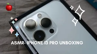 ASMR 🍎 iPhone 13 Pro UnboxingㅣReal Sounds! ✨🙇🏻‍♀️