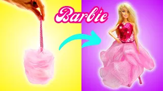 How to make Easy BARBIE Doll Dress!