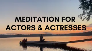 Mindfulness training for acting, actors, actresses & performing on stage daily meditation