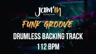 Funk Groove Drumless Backing Track 112 BPM