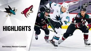 NHL Highlights | Sharks @ Coyotes 1/16/21