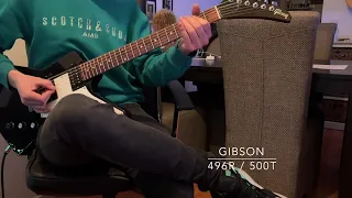 EMG HET SET vs GIBSON 496R / 500 T