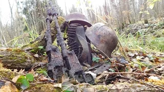 Коп по войне - Война в болотах. Выходы по выбитым верхам (часть 1) / Searching with Metal Detector