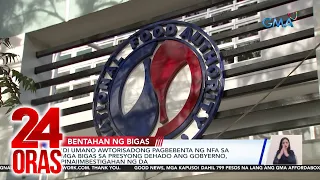 24 Oras Part 2: Umano'y iligal na bentahan ng NFA rice; Red Notice ng Interpol para kay..., atbp.