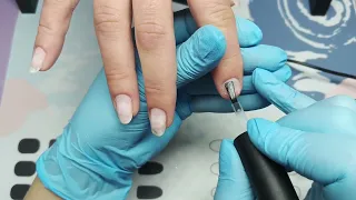 Коррекция ногтей/необычный френч