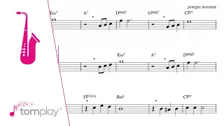 Play Joseph Kosma on the Saxophone: Autumn Leaves - Sheet Music Arrangement