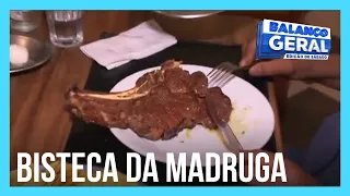 Restaurante de São Paulo oferece bisteca 24 horas por dia