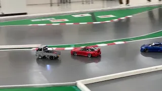 WPL D12 drift kei truck ドリフトコースで暴れ回る❓ Can cheap RC challenge a full-scale drift RC car?