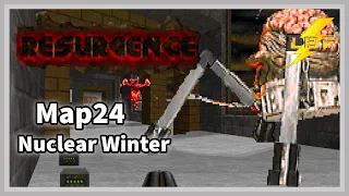 NUCLEAR WINTER | Doom II: Resurgence [Ultra-Violence 100%] - Map24