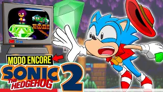 SONIC 2 REMAKE Master System - CAÇANDO ESMERALDA MESTRE 😵| Rk Play