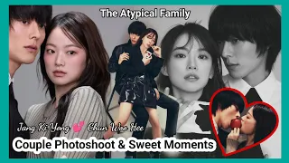 Jang Ki Yong and Chun Woo Hee Couple Photoshoot / Sweet Moments | The Atypical Family (2024) KDrama