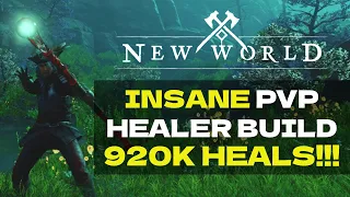 Best War Healer PVP Build - New World