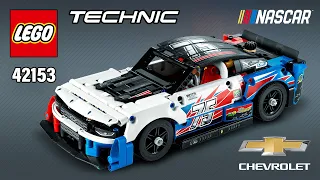 LEGO® Technic™ NASCAR® Next Gen Chevrolet Camaro ZL1 (42153)[672 pcs] Instructions @TopBrickBuilder