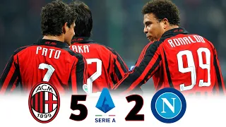 AC Milan 5 × 2 Napoli ◽The Day Ronaldo Phenomenon, Pato,Ricardo Kaka Destroyed Napoli