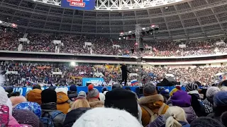 Денис Майданов. Митинг-концерт в поддержку Владимира Путина 3 марта Лужники