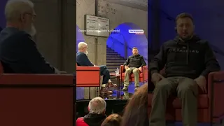 David Letterman Interviews Volodymyr Zelensky in Kyiv Metro Station