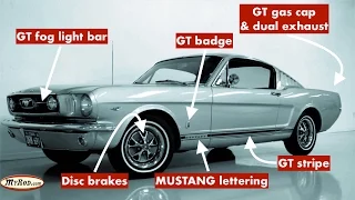 Mustang GT verification (1965 - 1966) - How to identify a real GT