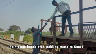Indian Railway Train Stabling Video