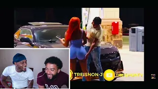 SHE REAL THICK , GOLD DIGGER PRANK PART 56 GONE HOME TREISHONTV REACTION VIDEO!!!