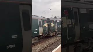 The world’s unluckiest train departing Exeter St David’s #train #gwr #class800 ￼