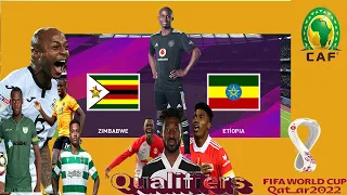 ⚽    Zimbabwe     vs  Ethiopia   ⚽ | Fifa world Cup Qualifiers (14/11/2021) | PES 2021