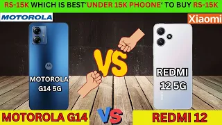 Motorola G14 vs redmi 12 Ful Comparison⚡ Which is BETTER Value For Money🔥 Which One Is Best Under 10