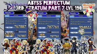 DFFOO GLOBAL - Abyss Perfectum 3rd Stratum Pt 7 CHAOS lvl 195