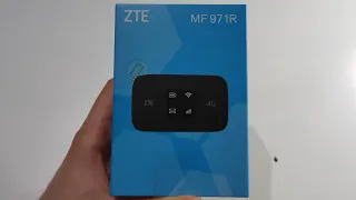 Dwu pasmowy mobilny router ZTE MF971R z LTE i konfiguracją Ufi
