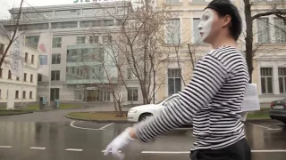 "Мимы в Сименс" / " Siemens's Mime artists" ;-) пантомима, мастер-класс, занятия.